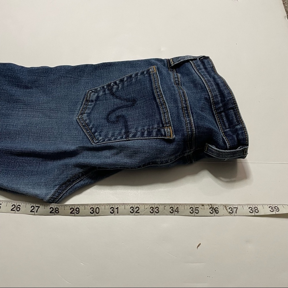 AG Adriano Goldschmied The Stilt Cigarette Leg Darker Wash Casual Jeans Size 28R - Picture 7 of 7